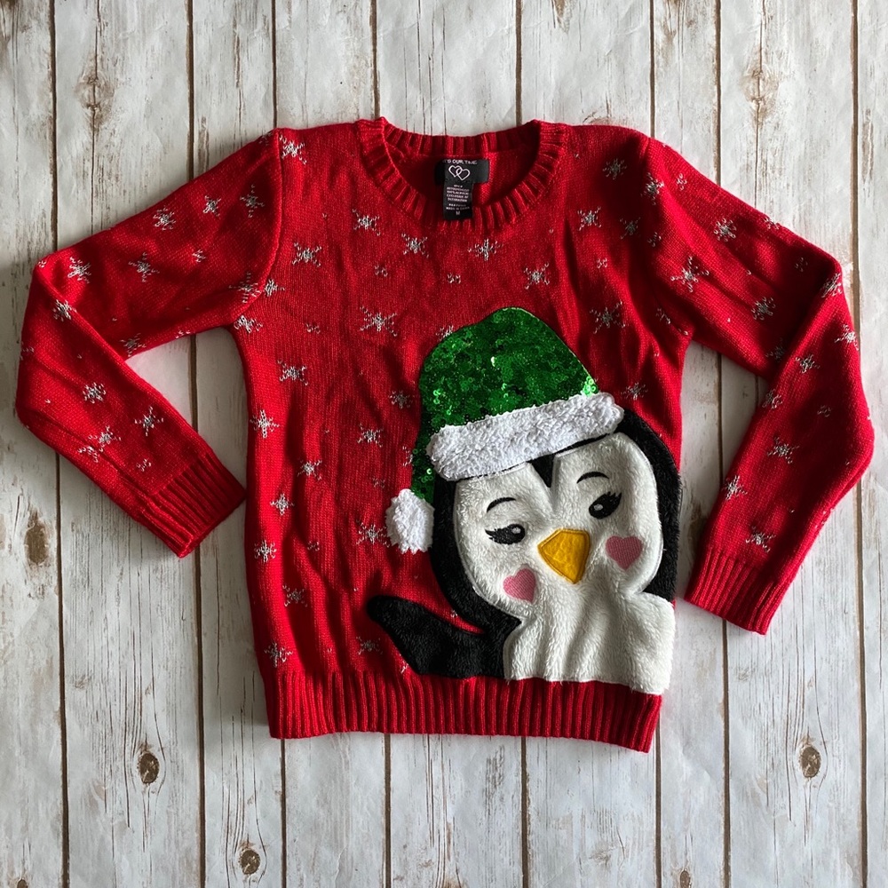 Girls “ugly” Christmas sweater